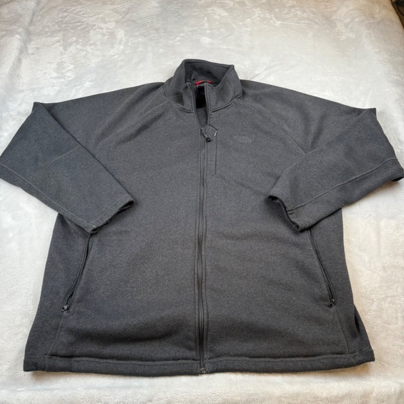 The North Face Mens Gray Full Zip Jacket XXL Pullover Outdoor Lightweight - Picture 1 of 7